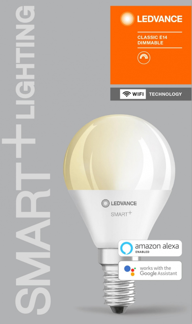 LEDVANCE SMART+ mi-ba 40W/827 frosted E14 WiFi - C