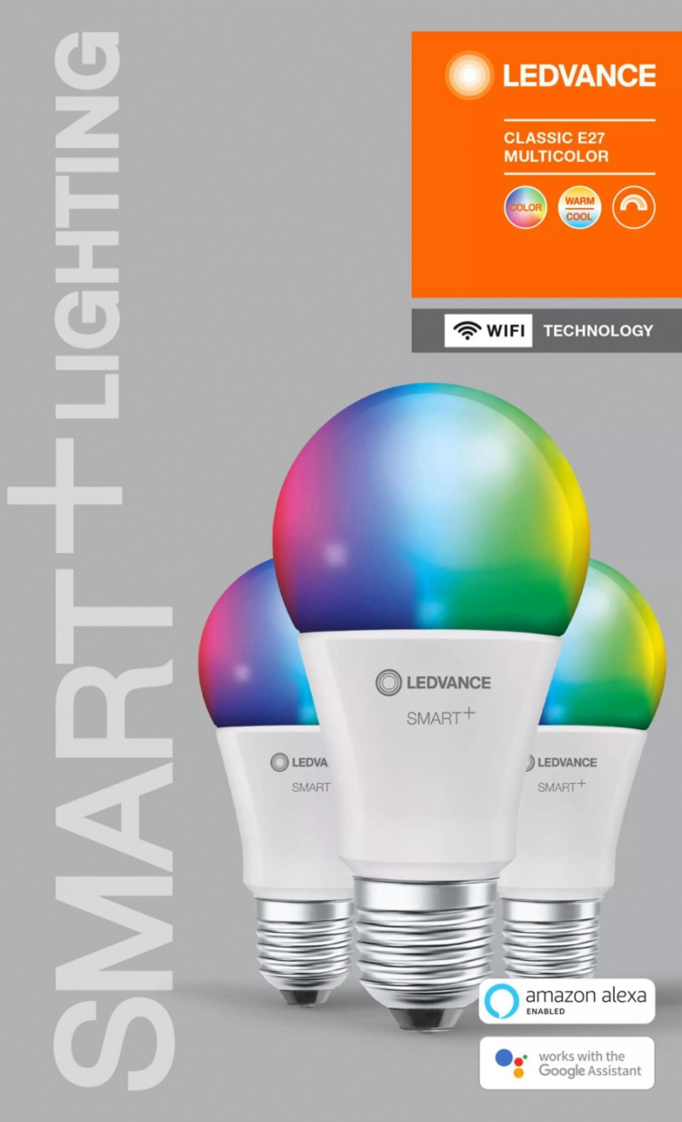 LEDVANCE SMART+ standard 75W/RGBW fr E27 WiFi 3 pack - C