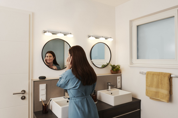 LEDVANCE SMART+ Wall Orbis Elypse 12W TW Chr IP44 WiFi - C