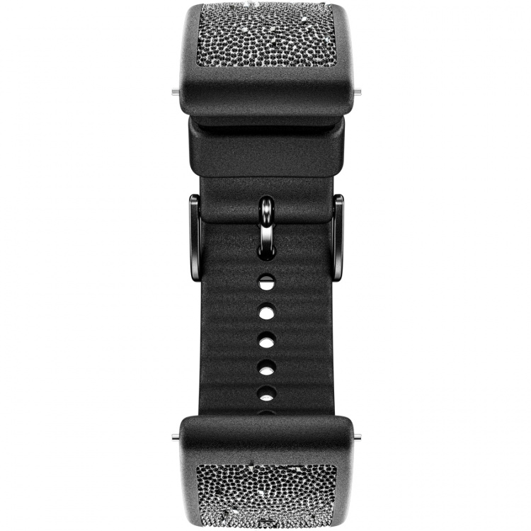 Polar Armbånd med krystall 20 mm svart S-M