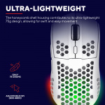 Trust GXT 929W Helox trådløs lettvekts gamingmus hvit