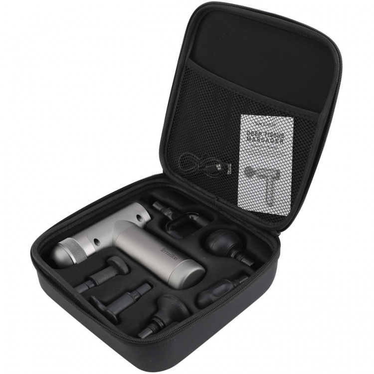 Terraillon Massasjepistol Muscle Massager med varme, 5 stk tilbehør Terraillon Massasjepistol Muscle Massager med varme, 5 stk tilbehør