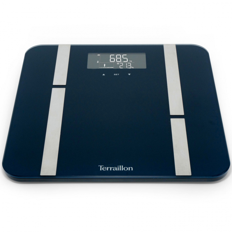 Terraillon Personvekt X-LINE FIT BMI, 8 brukere og USB-C