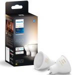 Philips Hue White Ambiance GU10 400lm 2-pakning