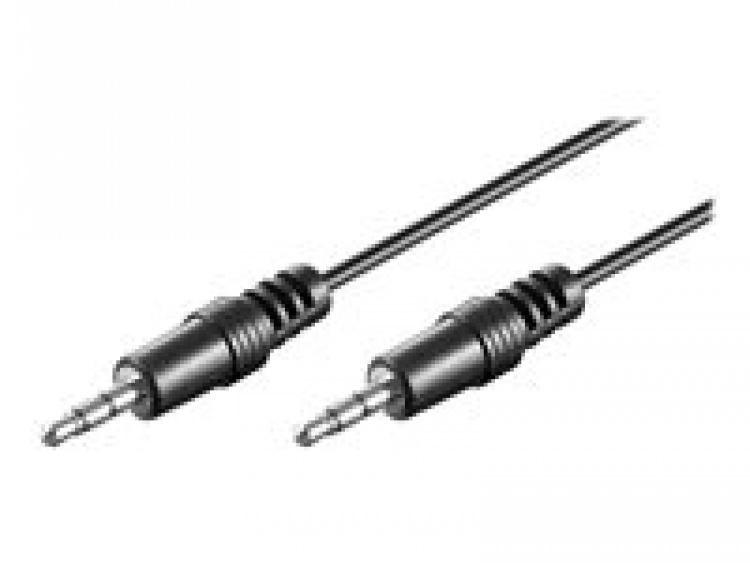 Goobay Lydkabel Svart 2,5m