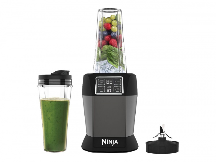 Ninja BN495EU Blender 2 Auto-iQ har svart/silver
