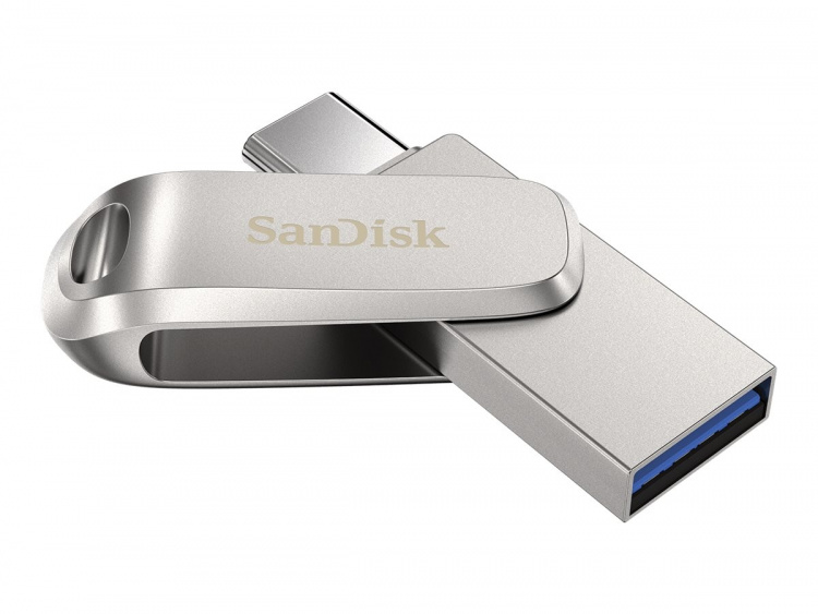 SanDisk Ultra Dual Drive Luxe 1 TB USB 3.1 Gen 1 / USB-C Silver