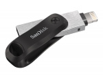 SanDisk iXpand Go 64 GB USB 3.0 / Apple Lightning Svart Sølv