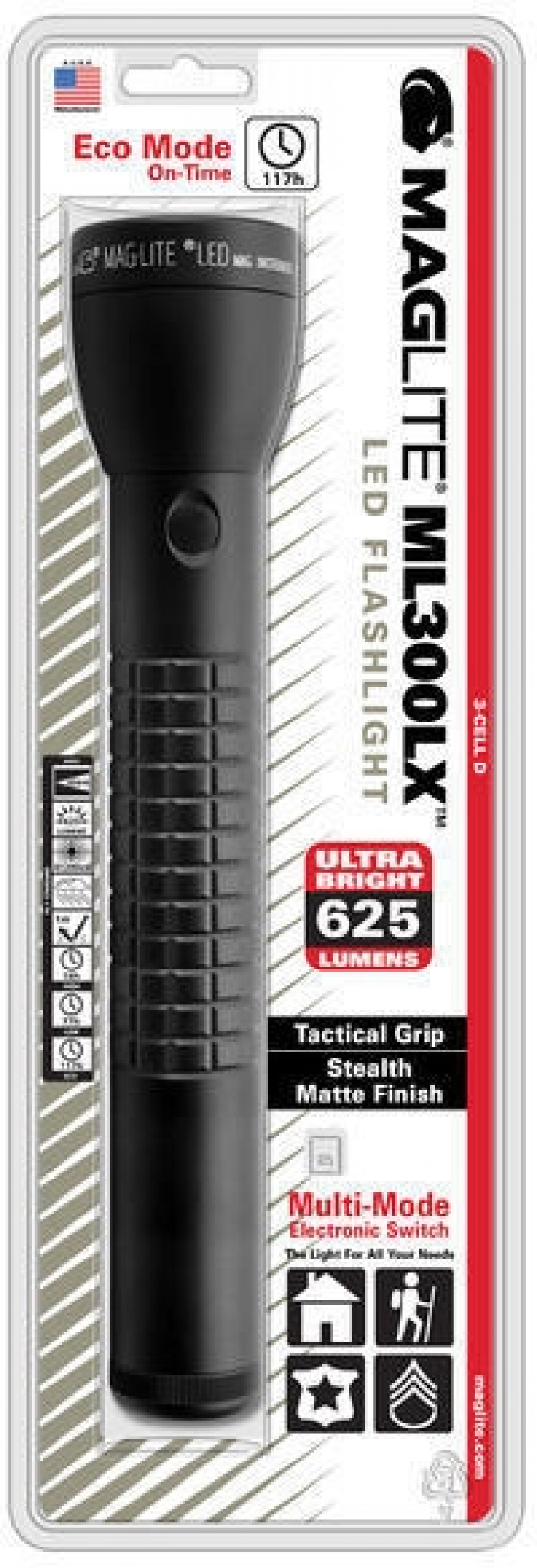 Maglite ML300LX 3D LED-lommelykt Maglite ML300LX 3D LED-lommelykt