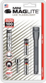 Maglite Maglite Mini AAA LED-lommelykt, grå Maglite Maglite Mini AAA LED-lommelykt, grå