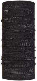 Buff DryFlx tube skjerf, svart med refleks