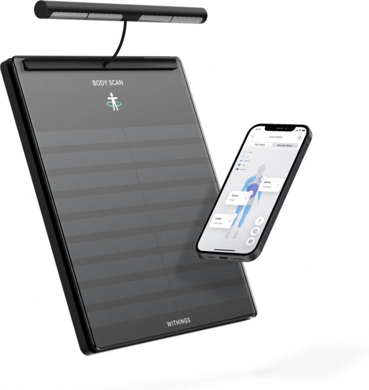 Withings Body Scan smartvekt, svart