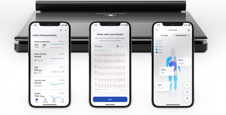 Withings Body Scan smartvekt, svart