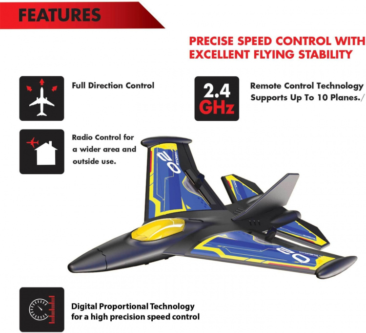 Silverlit Flybotic Sonic Evo - fjernstyrt fly