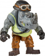 Teenage Mutant Ninja Turtles: Rocksteady Chopper Cycle-figur + motorsykkel