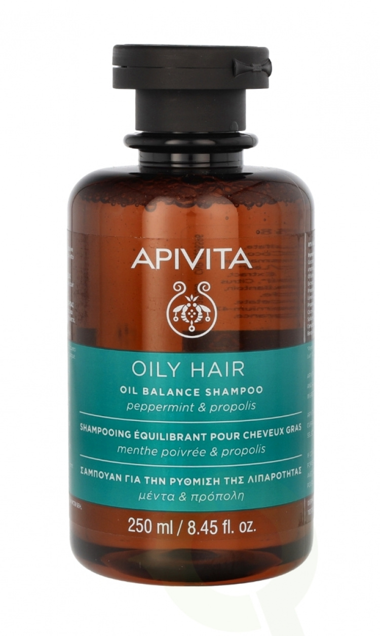 Apivita Oil Balance Shampoo 250 ml Peppermint & Propolis