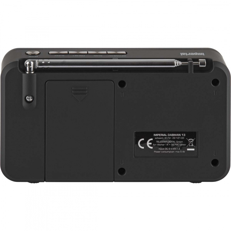 imperial DABMAN 13 Bærbar DAB+ / FM-radio svart imperial DABMAN 13 Bærbar DAB+ / FM-radio svart