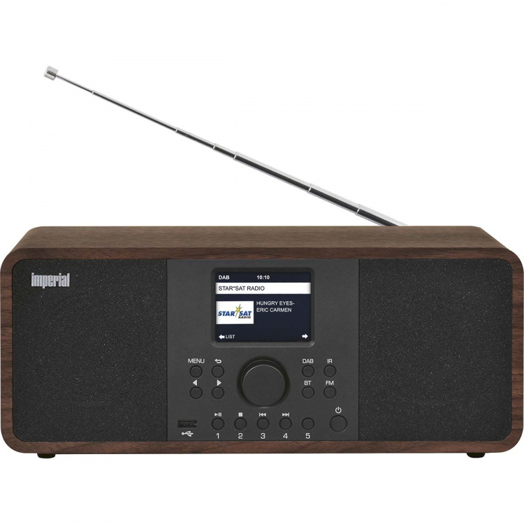 imperial DABMAN i205 Hybrid Stereo Radio DAB+ / FM / Internett / Bluetooth i treutseende