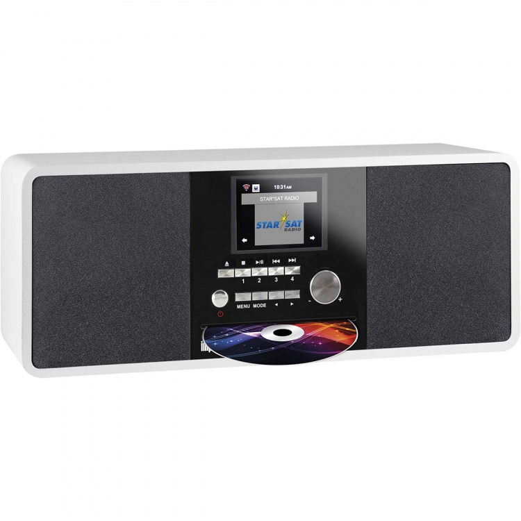 imperial DABMAN i200 CD Multifunksjonsradio DAB+ / FM / Internett / Bluetooth Hvit imperial DABMAN i200 CD Multifunksjonsradio DAB+ / FM / Internett / Bluetooth Hvit