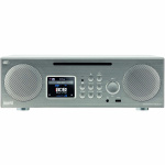 imperial DABMAN i450 CD multifunksjonell stereoradio DAB+ / FM / Internett / Bluetooth hvit-sølv