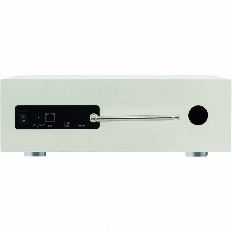 imperial DABMAN i450 CD multifunksjonell stereoradio DAB+ / FM / Internett / Bluetooth hvit-sølv