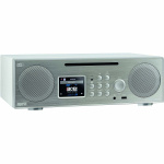 imperial DABMAN i450 CD multifunksjonell stereoradio DAB+ / FM / Internett / Bluetooth hvit-sølv