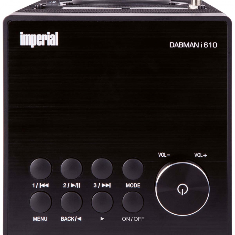 imperial DABMAN i610 Multifunksjonell stereoradio DAB+ / FM / Internett / Bluetooth Svart