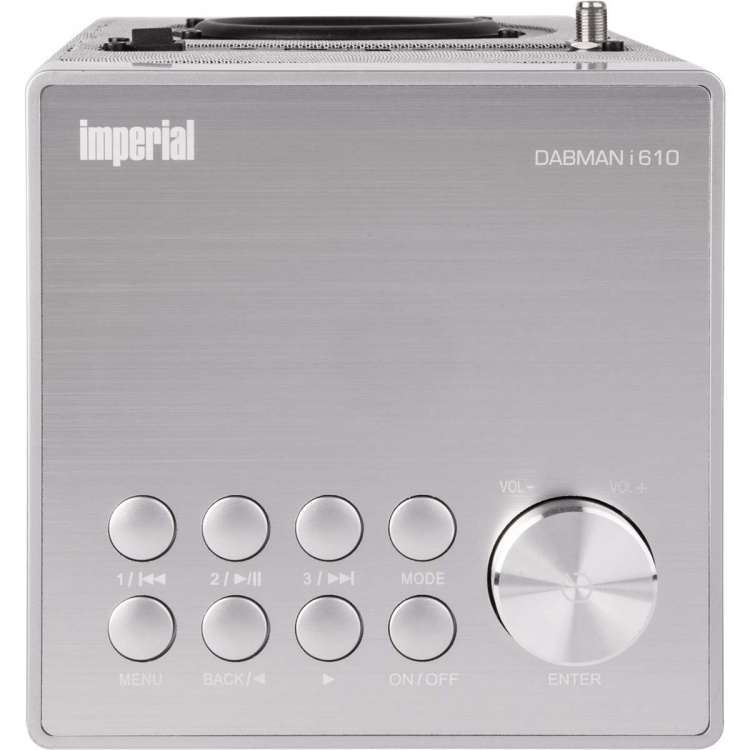 imperial DABMAN i610 Multifunksjonell stereoradio DAB+ / FM / Internett / Bluetooth Grå