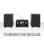 imperial DABMAN i310 CD Hybrid micro Hi-Fi System DAB+ / FM / Internett / Bluetooth Svart