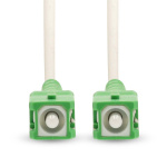 Nedis Glassfiber patchkabel | SMF (Single Mode Phase) | SC/APC | SC/APC | 100 Gbps | 2.00 m | Hvit | Gift Box with Euro Lock