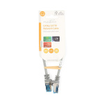 Nedis CAT6a nettverkskabel | S/FTP | RJ45 Han | RJ45 Han | 0.25 m | Snagless | Rund | LSZH | Grå | Label