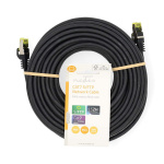 Nedis CAT7 nettverkskabel | S/FTP | RJ45 Han | RJ45 Han | 15.0 m | Snagless | Rund | LSZH | Sort | Label Nedis CAT7 nettverkskabel | S/FTP | RJ45 Han | RJ45 Han | 15.0 m | Snagless | Rund | LSZH | Sort | Label