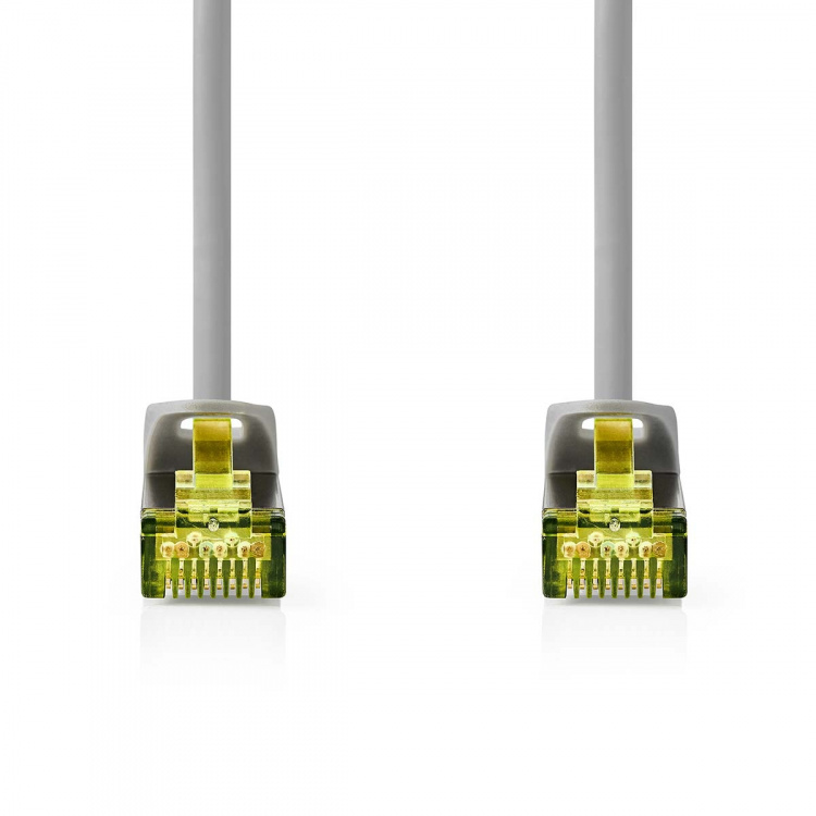 Nedis CAT7 nettverkskabel | S/FTP | RJ45 Han | RJ45 Han | 20.0 m | Snagless | Rund | LSZH | Grå | Label Nedis CAT7 nettverkskabel | S/FTP | RJ45 Han | RJ45 Han | 20.0 m | Snagless | Rund | LSZH | Grå | Label