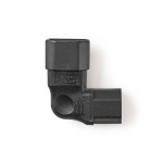 Nedis Extension Plug | IEC-320-C13 | IEC-320-C14 | Vinklet Venstre | Nikkel belagt | PVC | Sort | Boks | 1 stk Nedis Extension Plug | IEC-320-C13 | IEC-320-C14 | Vinklet Venstre | Nikkel belagt | PVC | Sort | Boks | 1 stk