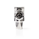 Nedis IEC (koaks) Connector | Vinklet 90° | Hann | Nikkel belagt | 75 Ohm | Skrue | Kabeltilførselsdiameter: 7.0 mm | Metall | Sølv | 2 stk. | Boks Nedis IEC (koaks) Connector | Vinklet 90° | Hann | Nikkel belagt | 75 Ohm | Skrue | Kabeltilførselsdiameter: 7.0 mm | Metall | Sølv | 2 stk. | Boks