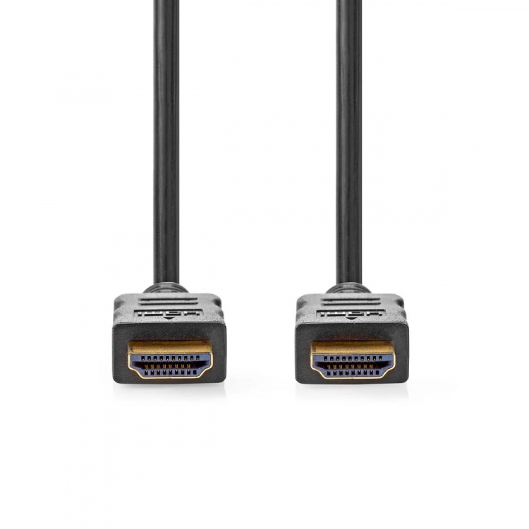 Nedis High Speed HDMI ™ kabel med Ethernet | HDMI ™ -kontakt | HDMI ™ -kontakt | 4K@60Hz | ARC | 18 Gbps | 0.50 m | Rund | PVC | Sort | Label Nedis High Speed HDMI ™ kabel med Ethernet | HDMI ™ -kontakt | HDMI ™ -kontakt | 4K@60Hz | ARC | 18 Gbps | 0.50 m | Rund | PVC | Sort | Label