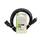 Nedis High Speed HDMI ™ kabel med Ethernet | HDMI ™ -kontakt | HDMI™ Output | 4K@60Hz | ARC | 10.2 Gbps | 2.00 m | Rund | PVC | Sort | Label Nedis High Speed HDMI ™ kabel med Ethernet | HDMI ™ -kontakt | HDMI™ Output | 4K@60Hz | ARC | 10.2 Gbps | 2.00 m | Rund | PVC | Sort | Label