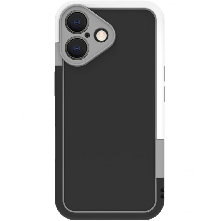 Celly Støtfanger iPhone 16 svart/hvit