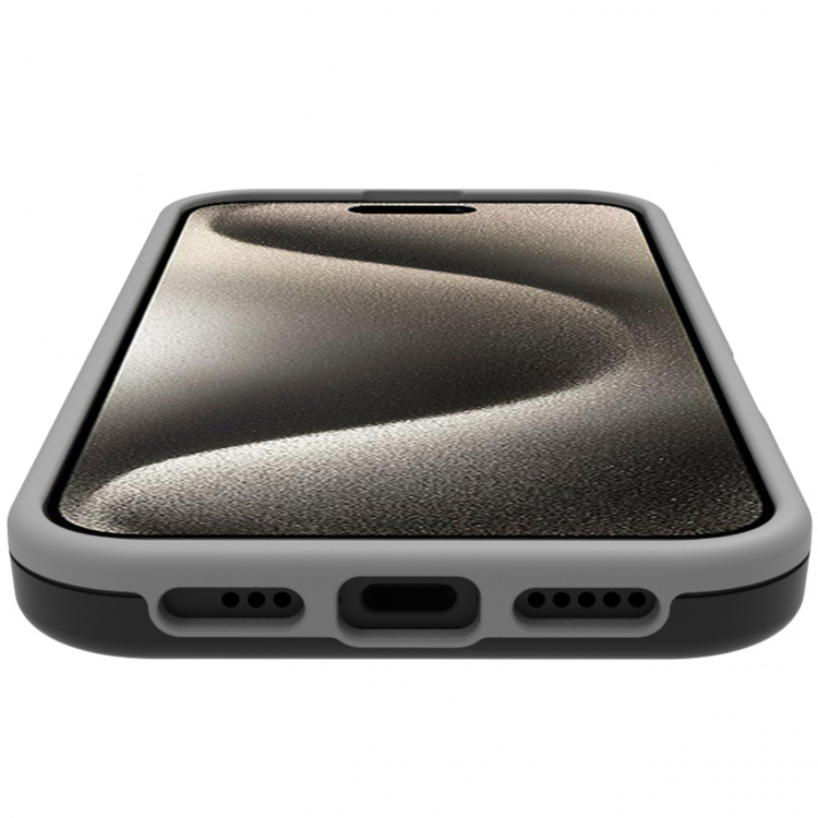 Celly Støtfanger iPhone 16 svart/hvit