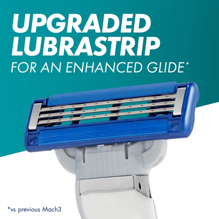 Gillette Barberhøvel Mach3 Turbo 2 stk barberblader