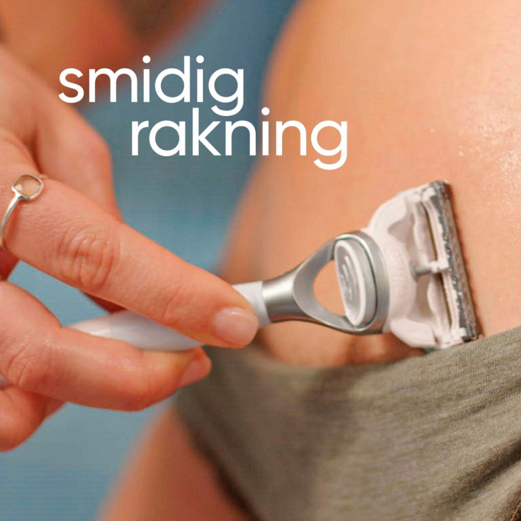 Gillette Venus barberblad for kjønnshår og hud 4 stk