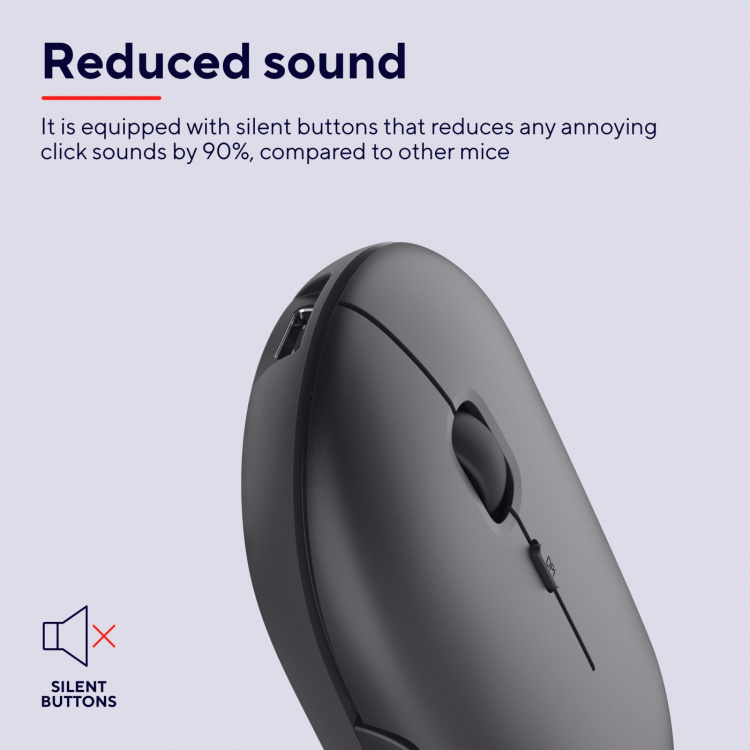 Trust Puck oppladbar trådløs mus Svart Trust Puck oppladbar trådløs mus Svart