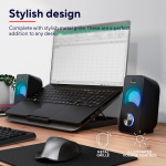 Trust Arys Compact 2.0-høyttalere RGB Trust Arys Compact 2.0-høyttalere RGB