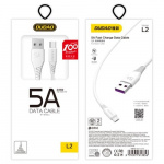 Dudao L2T USB-A to USB-C cable 2m white Dudao L2T USB-A to USB-C cable 2m white