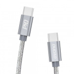 Dudao L5ProC USB-C to USB-C cable 45W 1m gray Dudao L5ProC USB-C to USB-C cable 45W 1m gray