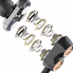 Dudao X15 dual dynamic music headphones 3.5 mm jack 1.2 m pink Dudao X15 dual dynamic music headphones 3.5 mm jack 1.2 m pink