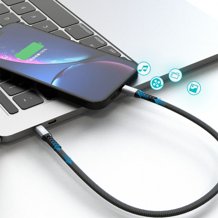 Dudao L10P USB-C to Lightning cable 20W 0.23m