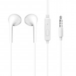 Dudao X10S in-ear headphones 3.5 mm jack 1.2 m white