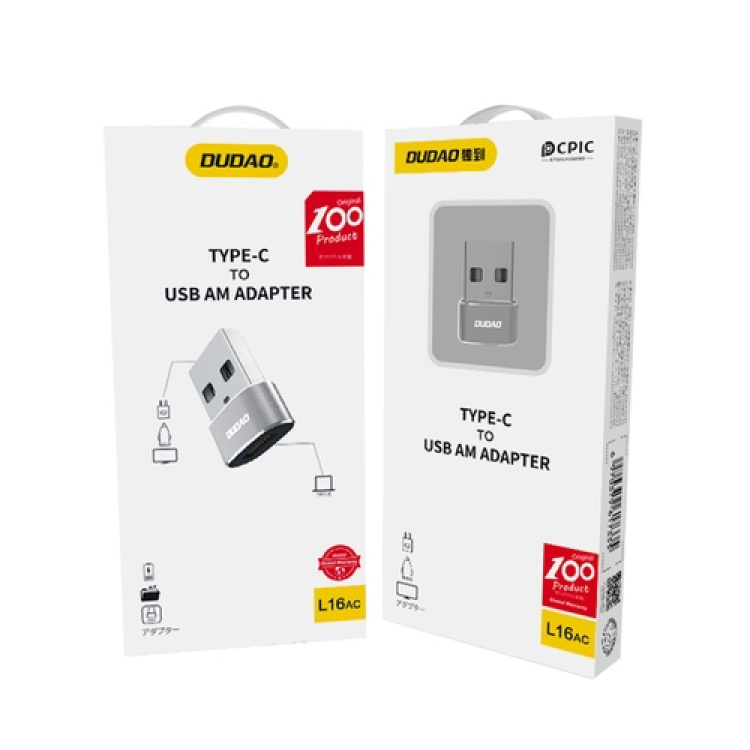 Dudao L16AC USB-A to USB-C adapter
