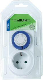 Airam TIMER MINI IP20 24H, INNDELING 30 MIN Airam TIMER MINI IP20 24H, INNDELING 30 MIN